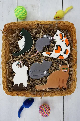 Vista 5 de R&M International When the Cat's Away - Cortadores de galletas, surtido, juego de 6 piezas
