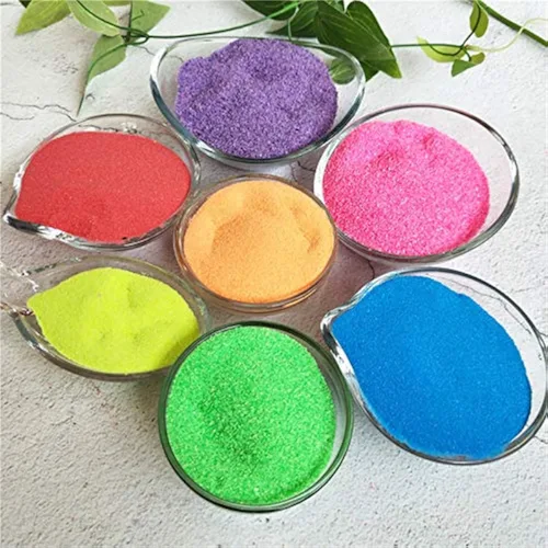 Vista 8 de MEIEST Arena para manualidades/terrarios, paquete de 12 piezas de colores surtidos, botellas de 1.25 onzas, kit de arte y manualidades de arena