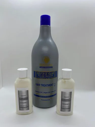 Vista 3 de BHP - Tratamiento clásico de queratina para el cabello, varios tamaños (2 x 3.4 fl oz Shmpoo y queratina)