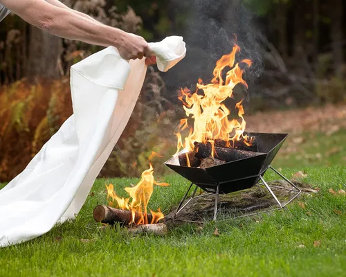 Vista 5 de Survive Outdoors - Manta de emergencia contra incendios más larga, paquete de 2