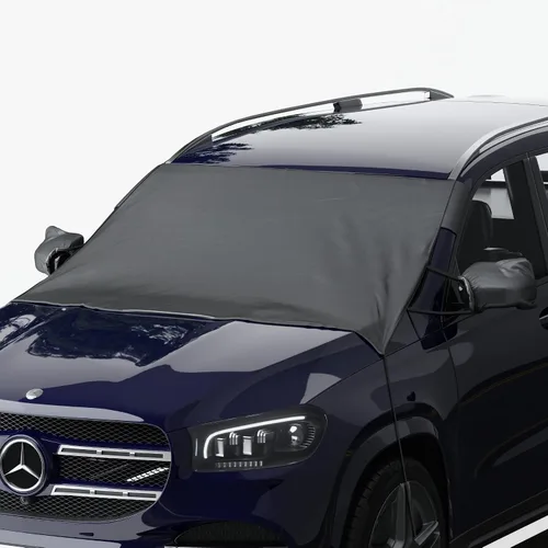 Vista 2 de Autotech Park Cubierta de nieve de ajuste personalizado compatible con Dodge Caravan Minivan 2010-2020, cubierta para parabrisas viene con cubierta