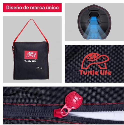 Vista 3 de Turtle Life Funda para silla de patio, impermeable, resistente, para exteriores, con ventilación de aire mejorada, 1 paquete, 64 pulgadas de largo x