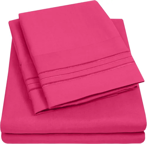 Vista 12 de 1500 Supreme Collection Juego de Sábanas de Bolsillo Extra Profundo - Sábanas de Cama Suaves de Lujo, Sin Arrugas, Ropa de Cama, Más de 40