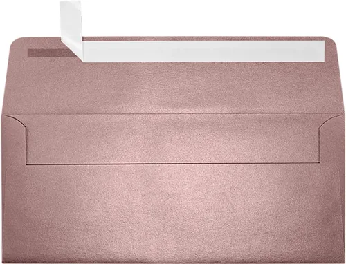 Vista 19 de LUXPaper Sobres de negocios #10 Despegar y prensar 4 1/8 pulgadas x 9 1/2 pulgadas Negro medianoche Texto de 80 libras Cantidad de 1,000