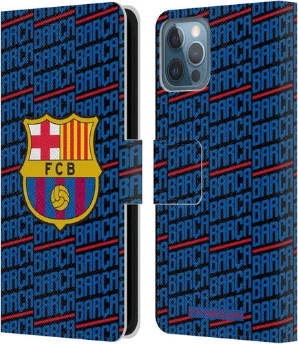 Vista 24 de Head Case Designs Funda de piel con licencia oficial del FC Barcelona Barca Crest Patterns, tipo cartera, compatible con Apple iPhone 11