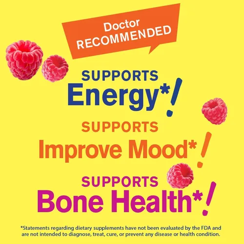 Vista 3 de WellYeah Gomitas de vitamina B12 de 1000 mcg, para energía, estado de ánimo, metabolismo y apoyo del sistema inmunológico, aptas para veganas y sin
