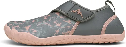 Vista 5 de NORTIV 8 Zapatos de agua de secado rápido para hombre y mujer, para deportes al aire libre, aguamarina, playa, piscina, natación, surf, Grisrosado