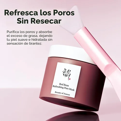 Vista 3 de Beauty of Joseon Crema de Lodo de Frijol Rojo para Refrescar los Poros, Máscara Hidratante de Limpieza Facial, Cuidado de la Piel Coreana
