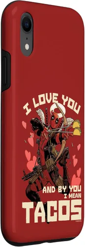 Vista 59 de Marvel Deadpool I Love You and by You I Mean Tacos - Carcasa para iPhone 17