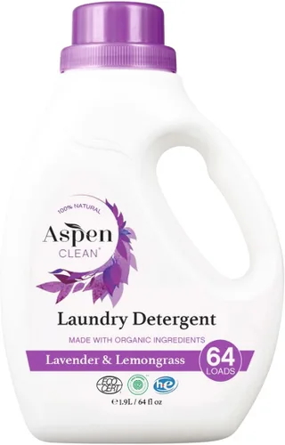 Vista 14 de AspenClean Detergente líquido HE para ropa Eucalipto y romero No tóxico 100% natural Verificado por EWG Seguro para bebés, mascotas