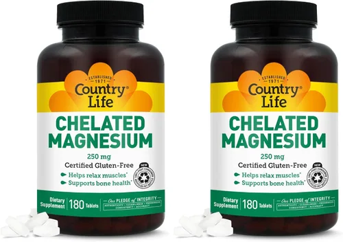 Vista 11 de Country Life Magnesio quelado 250 mg, 90 tabletas