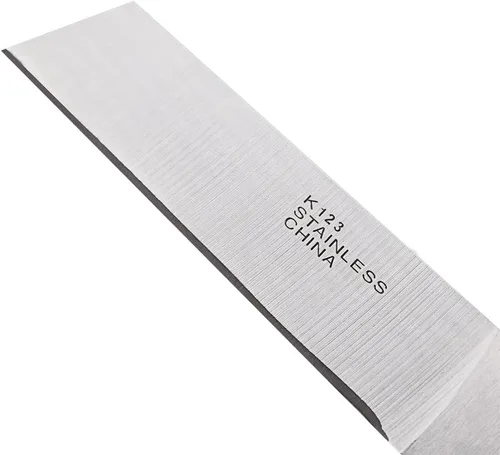 Vista 2 de Zenport Cuchillo de procesamiento de alimentos K123, patata de semilla, hoja de acero inoxidable de 3.75 pulgadas, naranja