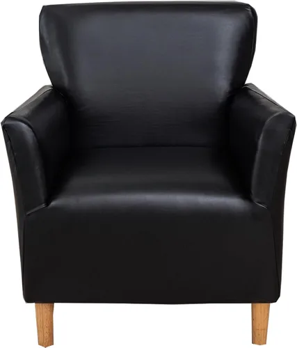 Vista 17 de CRFATOP - Funda elástica para sillón de mediados de siglo moderno de 1 pieza, fundas de silla de acento de jacquard con brazos, fundas de silla