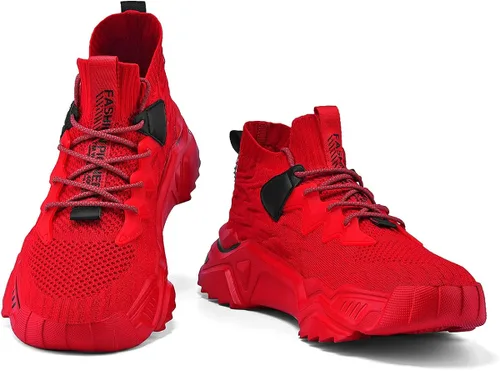 Vista 6 de MATRUPLE Tenis de moda para hombre zapatos casuales de alta calidad atléticos para caminar de malla cómodos zapatos deportivos