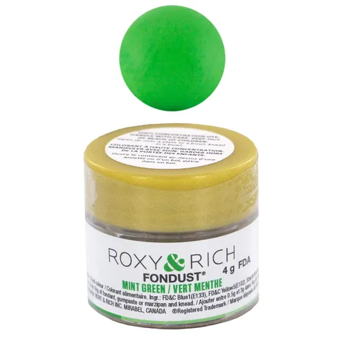 Vista 16 de Roxy & Rich Fondust - Polvo para alimentos color aguacate, 0.14 oz
