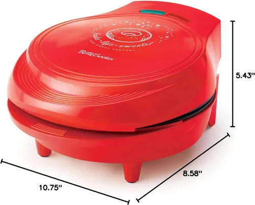 Vista 8 de BETTY CROCKER Donut Maker, Mini Donut Maker with Nonstick Surface, Mini Donut Maker Machine with Cool Touch Handle & Makes 7 Delicious Fresh Donuts