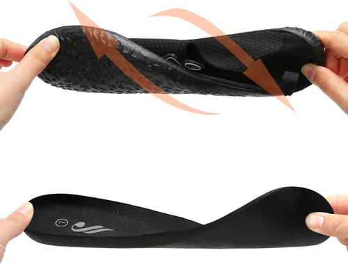 Vista 6 de JIASUQI Zapatos deportivos para senderismo y playa, zapatos acuáticos descalzos, para natación, deportes, caminar, para mujeres y hombres