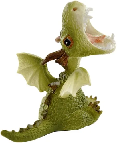 Vista 15 de Top Collection - Estatua miniatura para jardín de hadas y terrario Poco hada bostezando