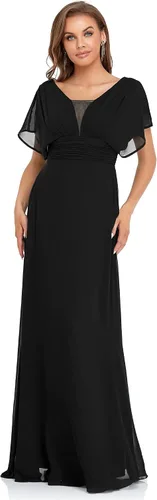 Vista 4 de Ever-Pretty Vestidos de noche formales elegantes con cuello en V para mujer 7851