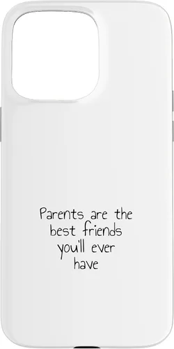 Vista 27 de iPhone XR Parents are the best friends you'll ever have Case