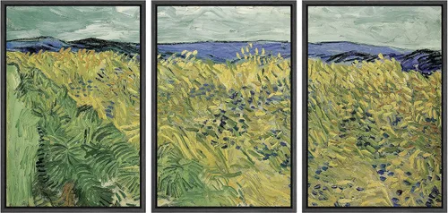 Vista 75 de wall26 Lienzo enmarcado para pared, juego de arte con flores de almendra de Vincent Van Gogh, naturaleza, ilustraciones de área silvestre, bellas