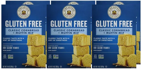 Vista 8 de King Arthur Mezcla de pan de maíz y muffins sin gluten, 14 onzas (paquete de 6)