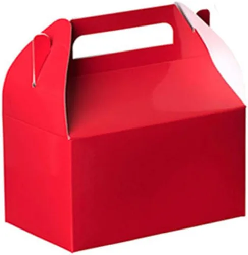 Vista 9 de Hammont Party Favors - Cajas de papel para golosinas (paquete de 10) contenedores de papel de color negro y cajas para golosinas, cajas de galletas