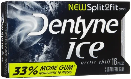 Vista 4 de Dentyne Goma de mascar Ice Sugarless, Arctic Chill, 144 piezas