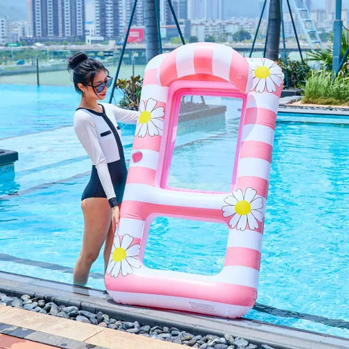 Vista 12 de 1 juego de flotadores para tumbonas de piscina para adultos, extra grande, flotadores inflables para piscina, flotadores de agua para piscina, lago