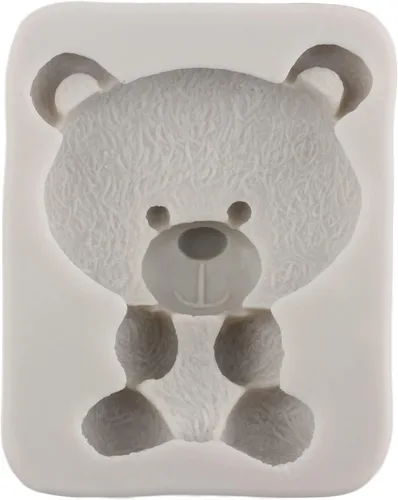 Vista 3 de Oso de peluche Fondant Moldes de silicona para oso para decoración de tartas, decoración de cupcakes, caramelo y goma de mascar de chocolate