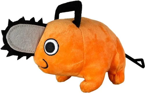 Vista 2 de Great Eastern Entertainment Chainsaw Man - Pochita Sonrisa Sentada de Peluche 10 cm de alto