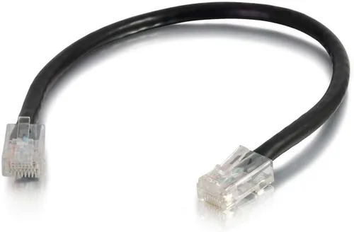 Vista 119 de C2G 24494 Cable cruzado Cat5e - Cable de conexión de red sin blindaje sin arranque, naranja (3 pies, 3.0 ft)