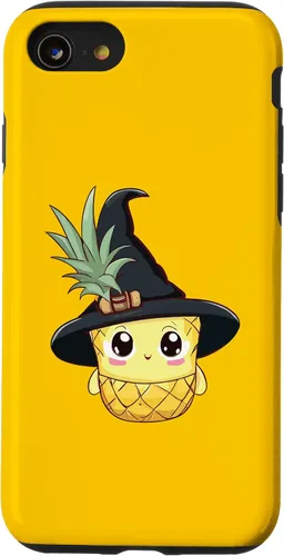 Vista 25 de Funda para iPhone 16 con diseño de piña para Halloween 2024