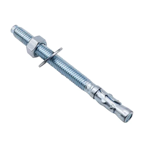 Vista 13 de Anclaje de cuña de 1/2" x 2-3/4", solo para cemento y hormigón, tornillos de acero al carbono galvanizados y pernos de retraso (10 unidades)