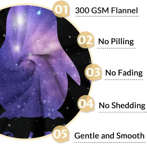 Vista 4 de Manta de pingüino para regalar – Manta de 30 x 40 pulgadas para adultos y niños, mantas negras de felpa suave para sofá, oficina
