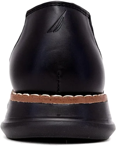Vista 5 de Nautica Zapatos deportivos Oxford con cordones para hombre elegantes, cómodos e ideales para negocios o caminatas casuales