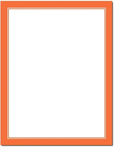 Vista 3 de Basic Border - Papel para impresora láser y de inyección de tinta con membrete - Brights (negro, paquete de 25)