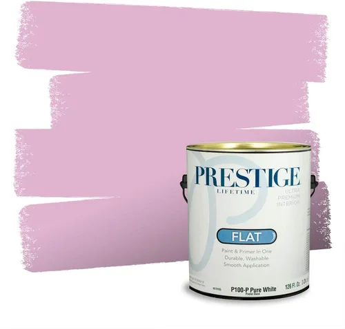 Vista 494 de Prestige Paints Pintura exterior e imprimación en uno, 1 galón, plano, coincidencia comparable de Valspar* Amber Rose*