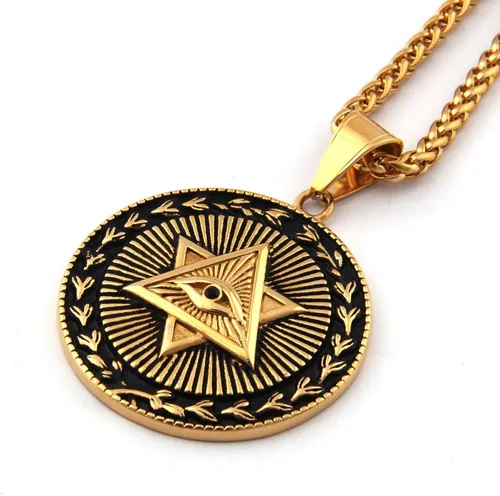 Vista 4 de Gungneer Magen David Star Necklace Stainless Steel Keel Chain Spiritual Jerusalem Symbol Jewish Jewelry Men Women