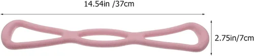 Vista 3 de PRETYZOOM Juego de 3 bandas elásticas de resistencia de alta elasticidad, bandas elásticas de entrenamiento pesado para ejercicio, pilates, yoga