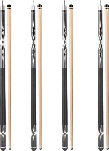 Vista 20 de GSE Games & Sports Expert 58" 2-Piece Canadian Maple Hardwood Billiard Pool Cue Sticks for Men/Women, House or Commercial/Bar Use