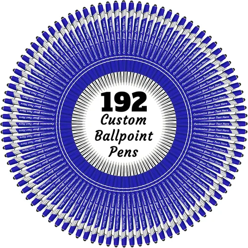 Vista 48 de 12 bolígrafos personalizados a granel, bolígrafos personalizados con grabado personalizado con nombre o texto, regalo ideal de aniversario
