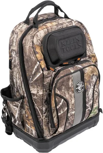 Vista 14 de Klein Tools 62800BP - Mochila para herramientas, 40 bolsillos, color negro y naranja