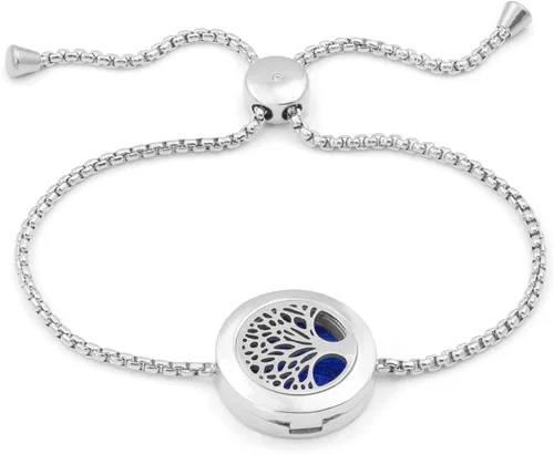 Vista 2 de Pulsera difusora ajustable del árbol de la vida