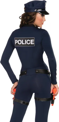 Vista 2 de Forum, disfraz de policía del tráfico, SX-S, Azul