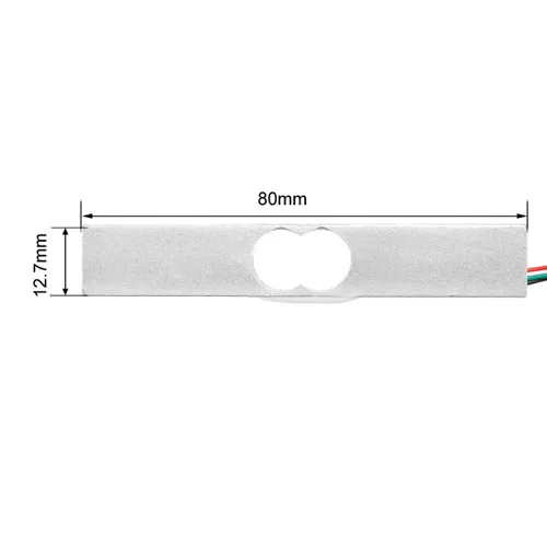 Vista 2 de uxcell Sensor de pesaje de célula de carga con cable de equilibrio electrónico de 6.6 lbs para báscula de cocina, báscula de baño de cuerpo humano