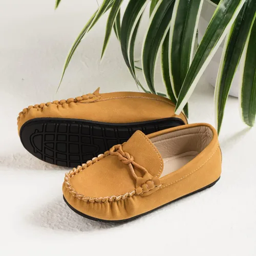 Vista 5 de CENCIRILY Mocasines para niños y niñas suaves sin cordones para vestir Oxford zapatos planos casuales para barco uniforme escolar mocasines