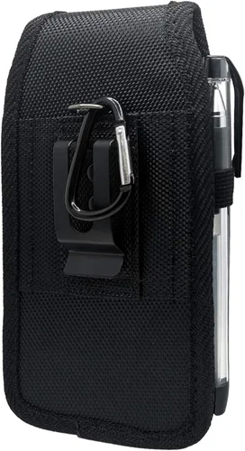 Vista 3 de Funda para teléfono celular para iPhone Mini (5.4), SE2020, 8, 7, 6, 6s, funda de nailon resistente para cinturón con tarjetero