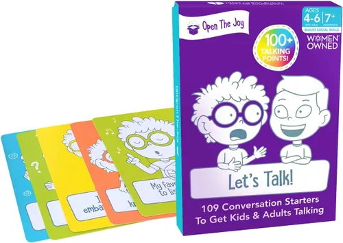 Vista 6 de Let's Talk - Tarjetas de inicio de conversación para niños, más de 100 indicaciones y preguntas para desarrollar inteligencia emocional