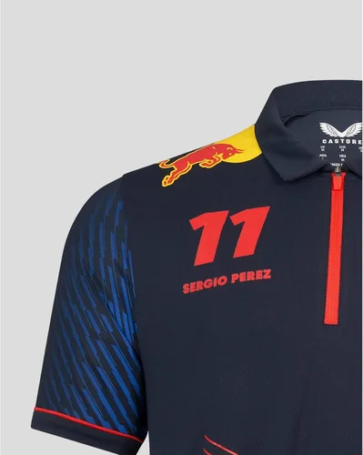 Vista 3 de Red Bull Racing Polo F1 Sergio Checo Perez Team 2023 para hombre